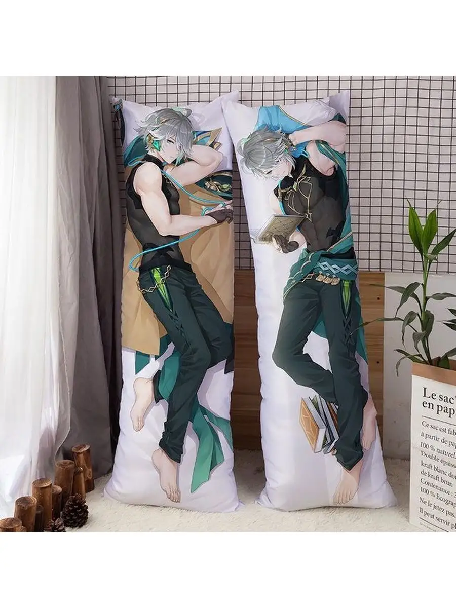 Подушка Дакимакура аниме Genshin Impact Dakimakura 90*38 Unicorn toys  170485150 купить за 965 ₽ в интернет-магазине Wildberries