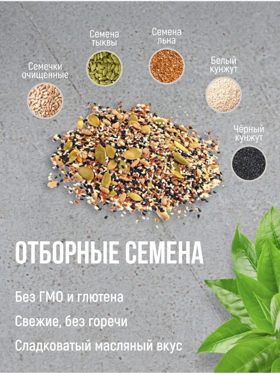 Смесь семян для салатов и выпечки 3 кг The Spice Kitchen 170486108 купить  за 741 ₽ в интернет-магазине Wildberries