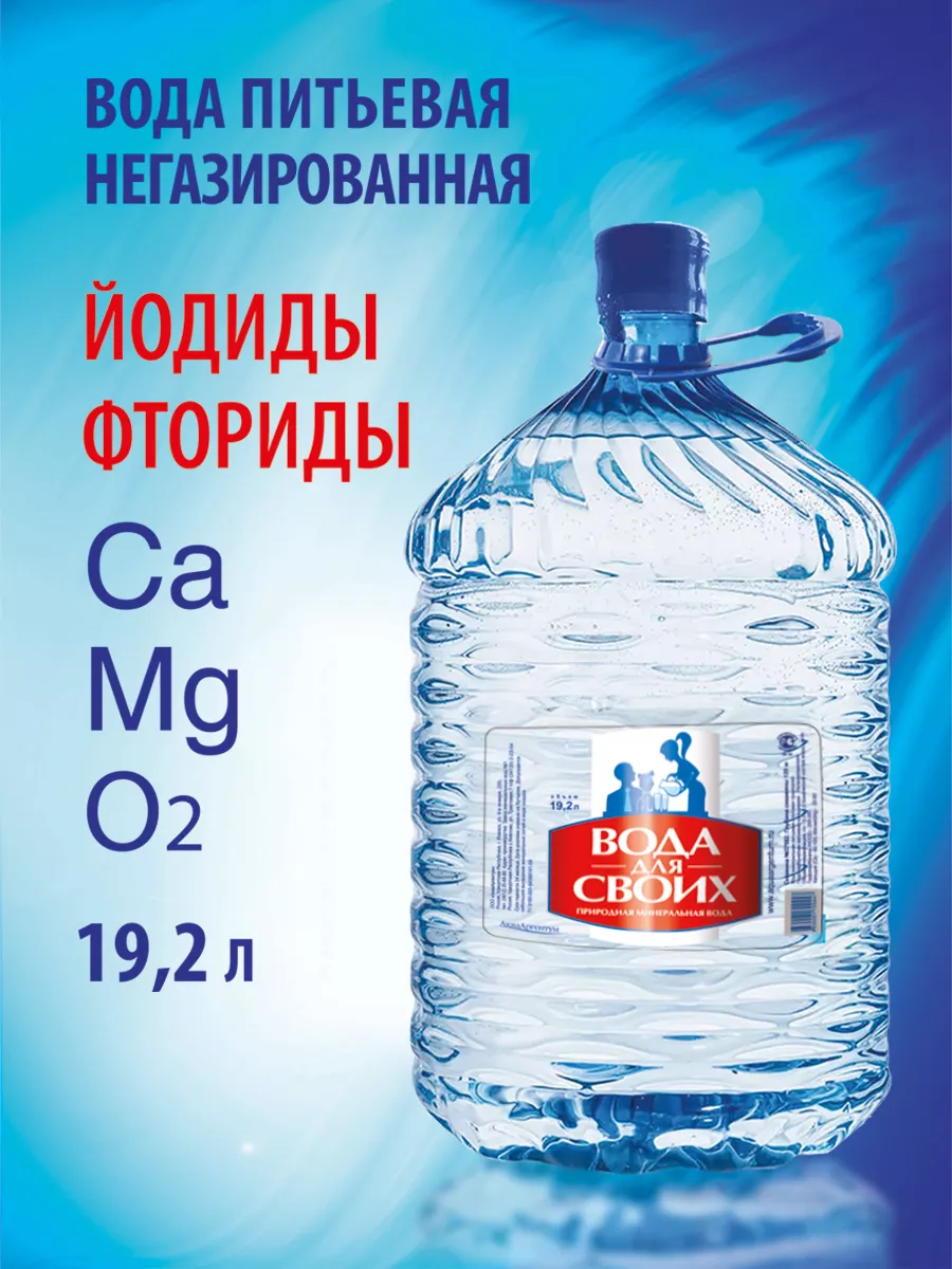 Вода питьевая негазированная в 19 л пэт бутылке Водовоз 18 170501174 купить  за 958 ₽ в интернет-магазине Wildberries