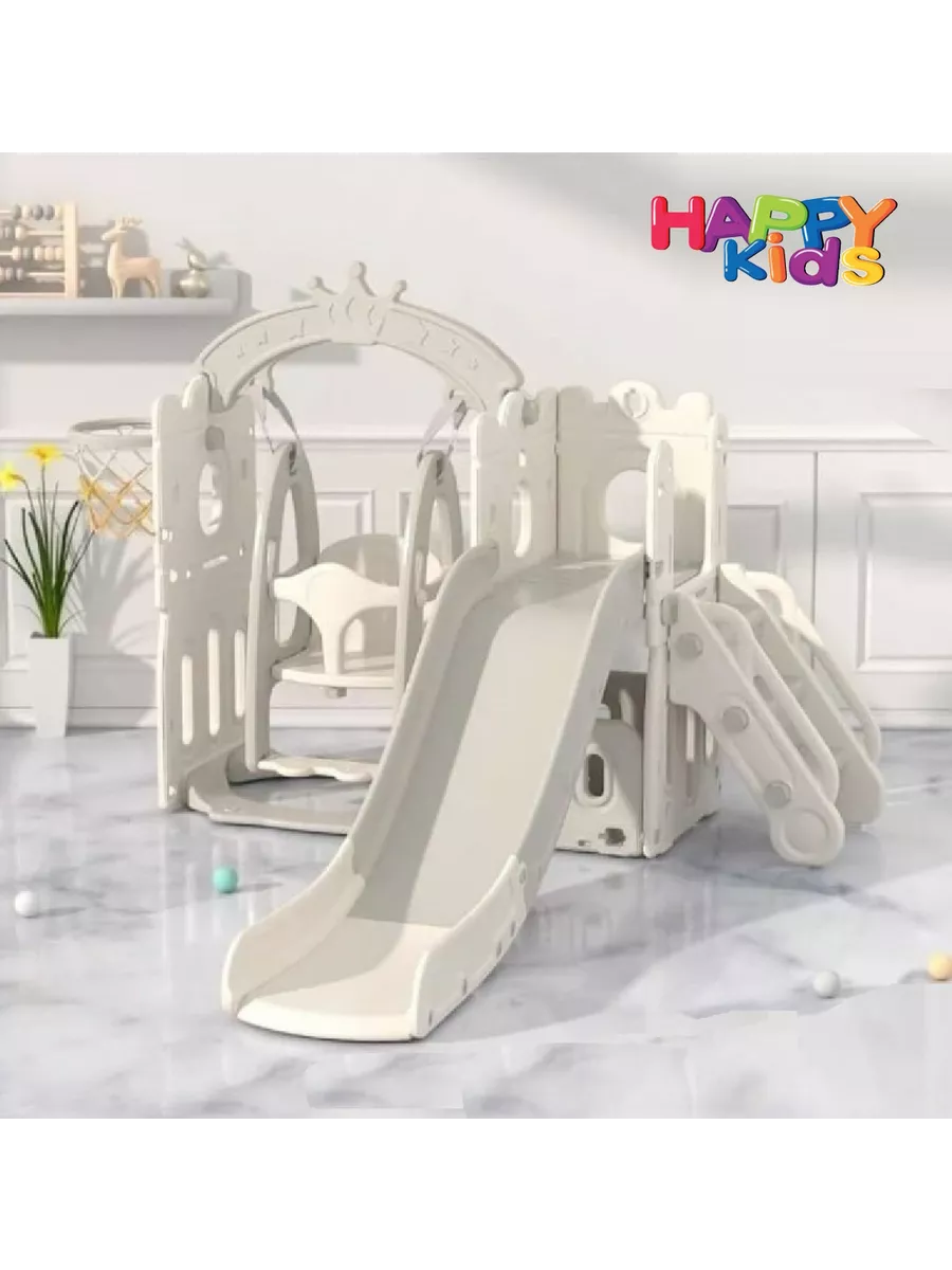 горки качели HAPPY KIDS 170506423 купить за 15 180 ₽ в интернет-магазине  Wildberries