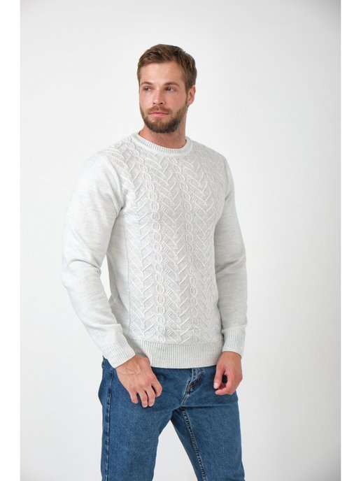 The Blasket Honeycomb Stitch Aran Sweater