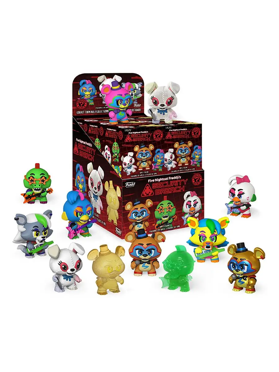 Фигурка Funko Mystery Mini FNAF Security Breach 1 шт в ассор Funko  170571918 купить за 1 243 ₽ в интернет-магазине Wildberries