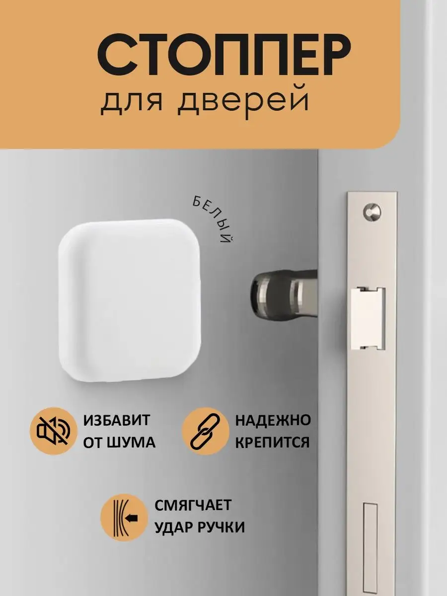 Настенный фиксатор стоппер ограничитель упор дверей для дома Help Home  170575133 купить за 140 ₽ в интернет-магазине Wildberries