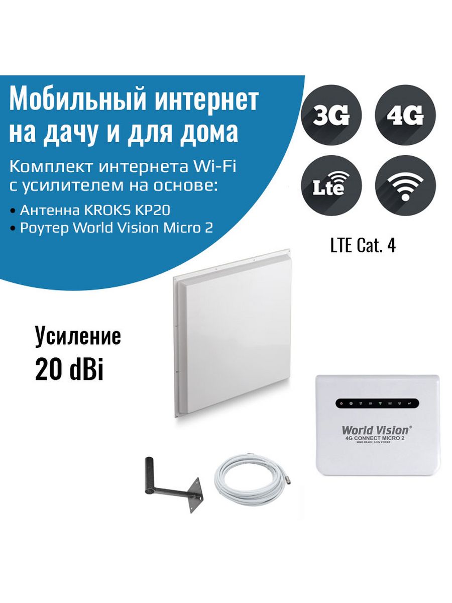 World vision 4g connect micro 2. Kroks kp14-2050 обзоры.