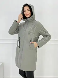 Куртка женская осенняя теплая удлиненная H&L style 170603287 купить за 5 375 ₽ в интернет-магазине Wildberries