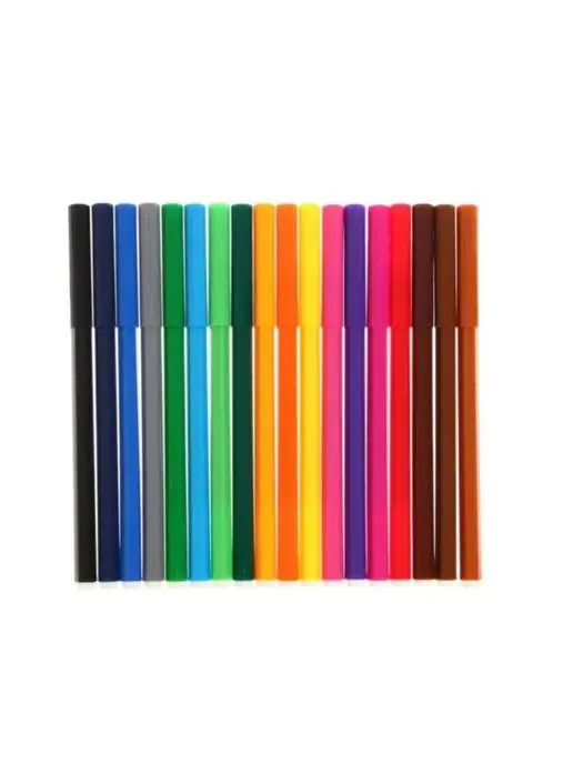 FaberCastell Фломастеры стираемые 18 цветов Пингвины, 18 цв., фото 2
