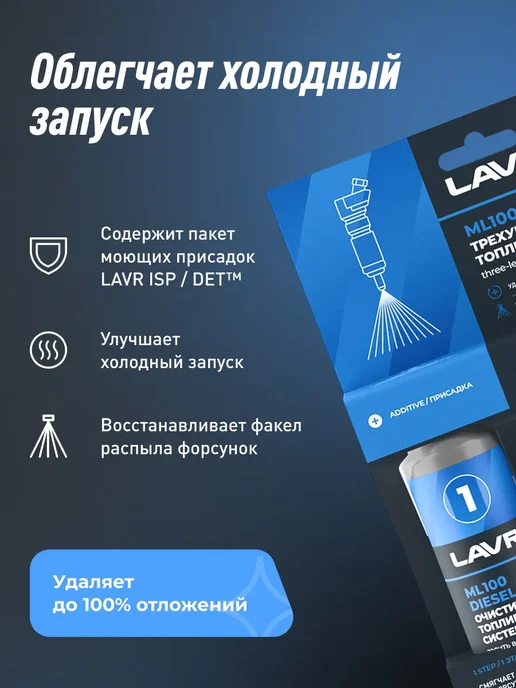 LAVR очиститель топливной системы присадка для авто 310 мл, вариант, фото 2