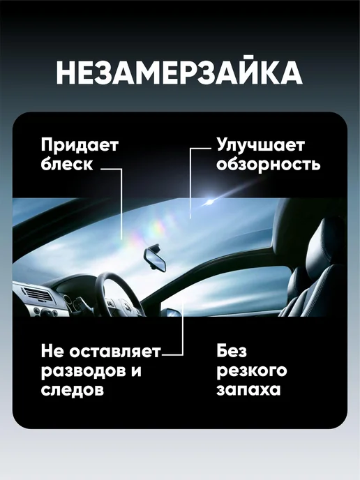 AVS Незамерзайка -50С, стеклоомывающая жидкость 1 литр, вариант, фото 5