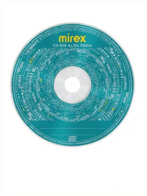 Mirex Диски болванки CD-RW 4X-12X 700 МБ, 50 штук, UL121002A8B, 4x12x700, фото 3