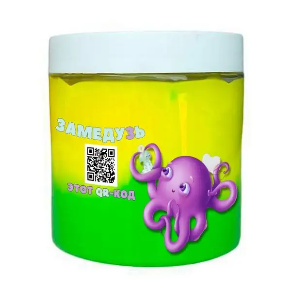 Медуза 400 гр., желтый, неон