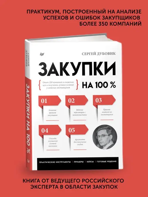 ПИТЕР Книга Закупки на 100%. Опыт 350 компаний в снижении цен