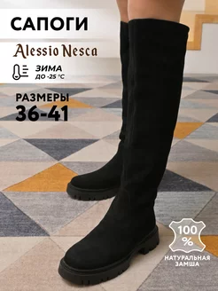 Ботфорты женские зимние высокие Alessio Nesca 170710126 купить за 7 343 ₽ в интернет-магазине Wildberries