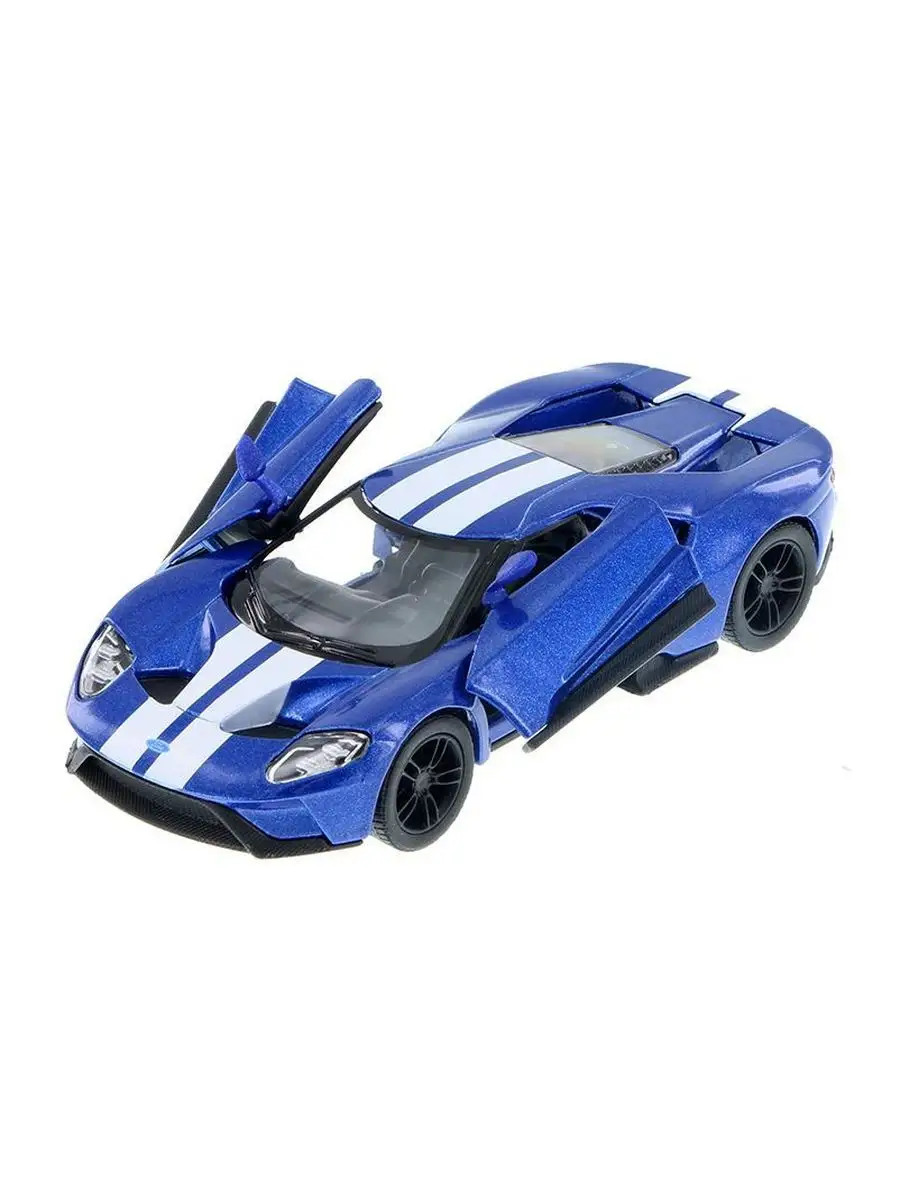 Модель Ford GT 2017 Синяя. В Коробке. 1/38 Kinsmart 170717802 купить за 458  ₽ в интернет-магазине Wildberries