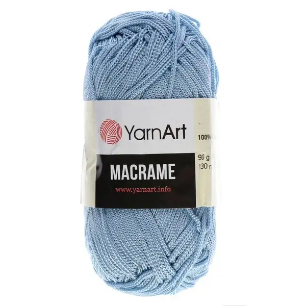 Пряжа для вязания «Macrame Макраме» 130м/90гр, 133 голубой