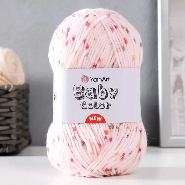 Пряжа для вязания «Baby color» 150м/50гр, 218 крап