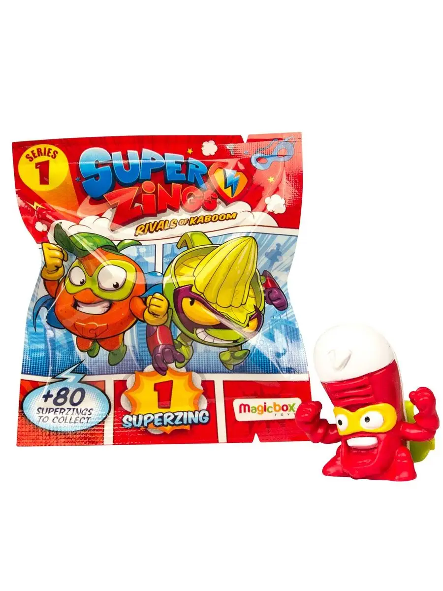 Игровой набор для мальчика SuperZings 2 фигурки и комикс SuperZings  170748964 купить за 396 ₽ в интернет-магазине Wildberries