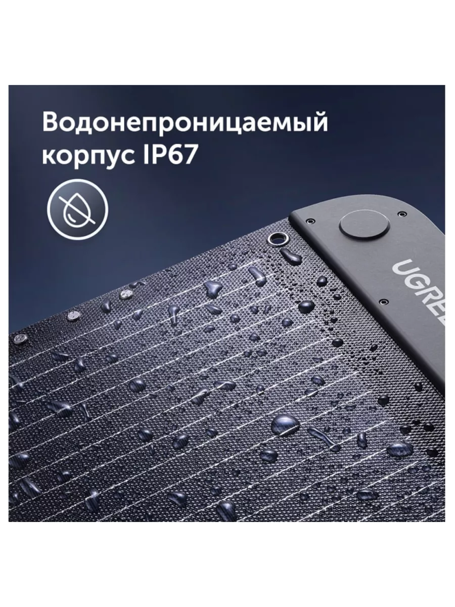 Солнечная панель портативная SC100 (15113) 100Вт Ugreen 170757537 купить за  21 984 ₽ в интернет-магазине Wildberries