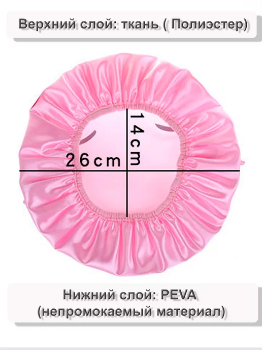 BROZKKOSHOP шапочка для душа, черный, фото 3