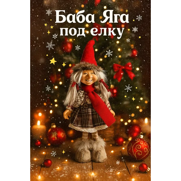 Фигурка новогодняя под елку декоративная для детей 46 см