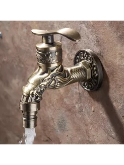 Кран для бани водоразборный на 1/2", 10 см от стены MIAmark 170829655 купить за 1 000 ₽ в интернет-магазине Wildberries