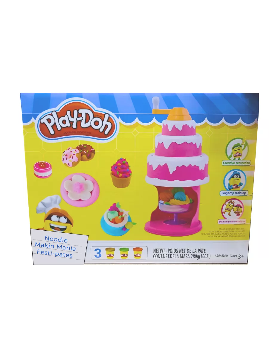 Игровой набор для творчества Play-Doh, 3 цвета Geniales 170834940 купить за  827 ₽ в интернет-магазине Wildberries