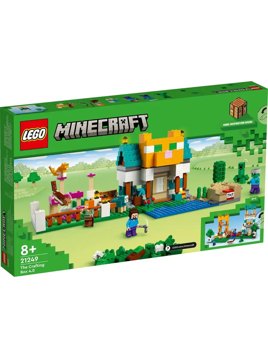 LEGO Minecraft Сундук для творчества 4.0 21249 LEGO 170880193 купить за 5  806 ₽ в интернет-магазине Wildberries