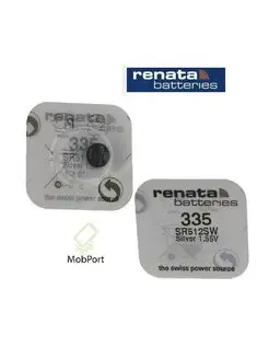 Батарейка для часов Renata 335 (SR512SW) 1.55V - 1 шт MobPort 170936639 купить за 182 ₽ в интернет-магазине Wildberries