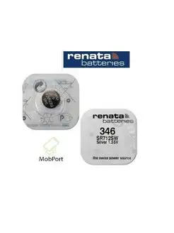 Батарейка для часов Renata 346 (SR712SW) 1.55V - 1 шт MobPort 170937952 купить за 286 ₽ в интернет-магазине Wildberries