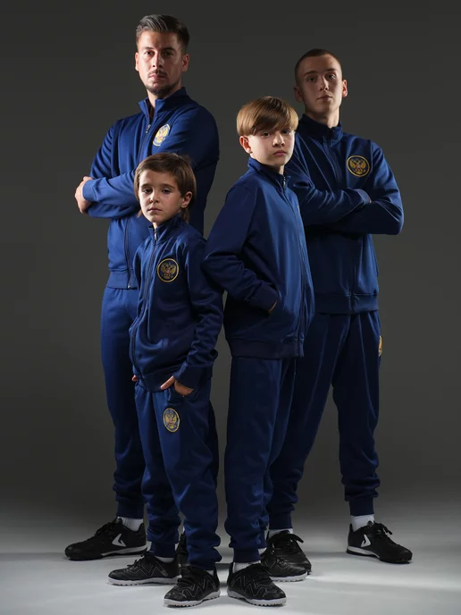 Football Shop Костюм спортивный на молнии Россия, синий, фото 5