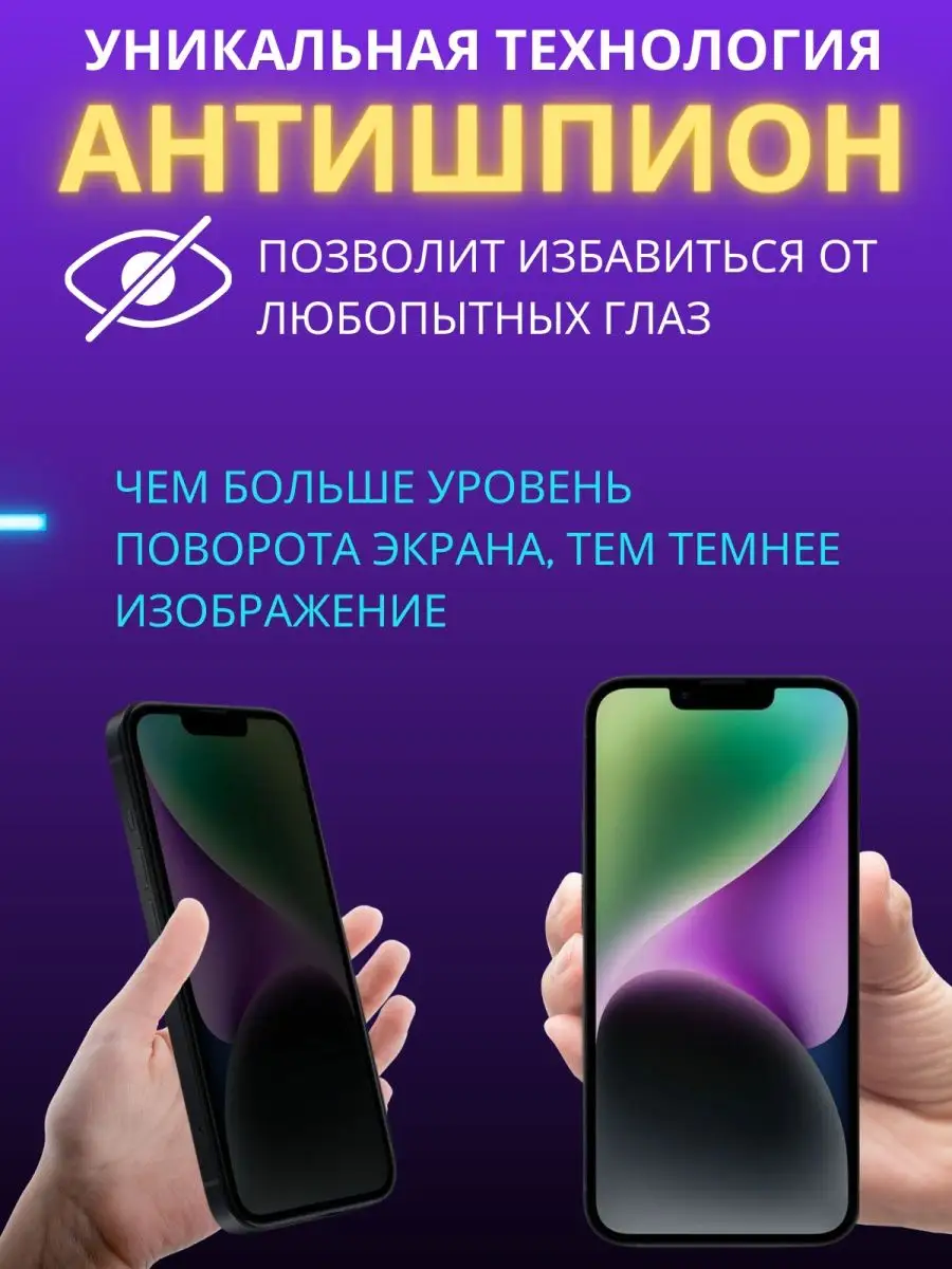 Защитная пленка антишпион Iphone XR VOSK 170963047 купить за 267 ₽ в  интернет-магазине Wildberries