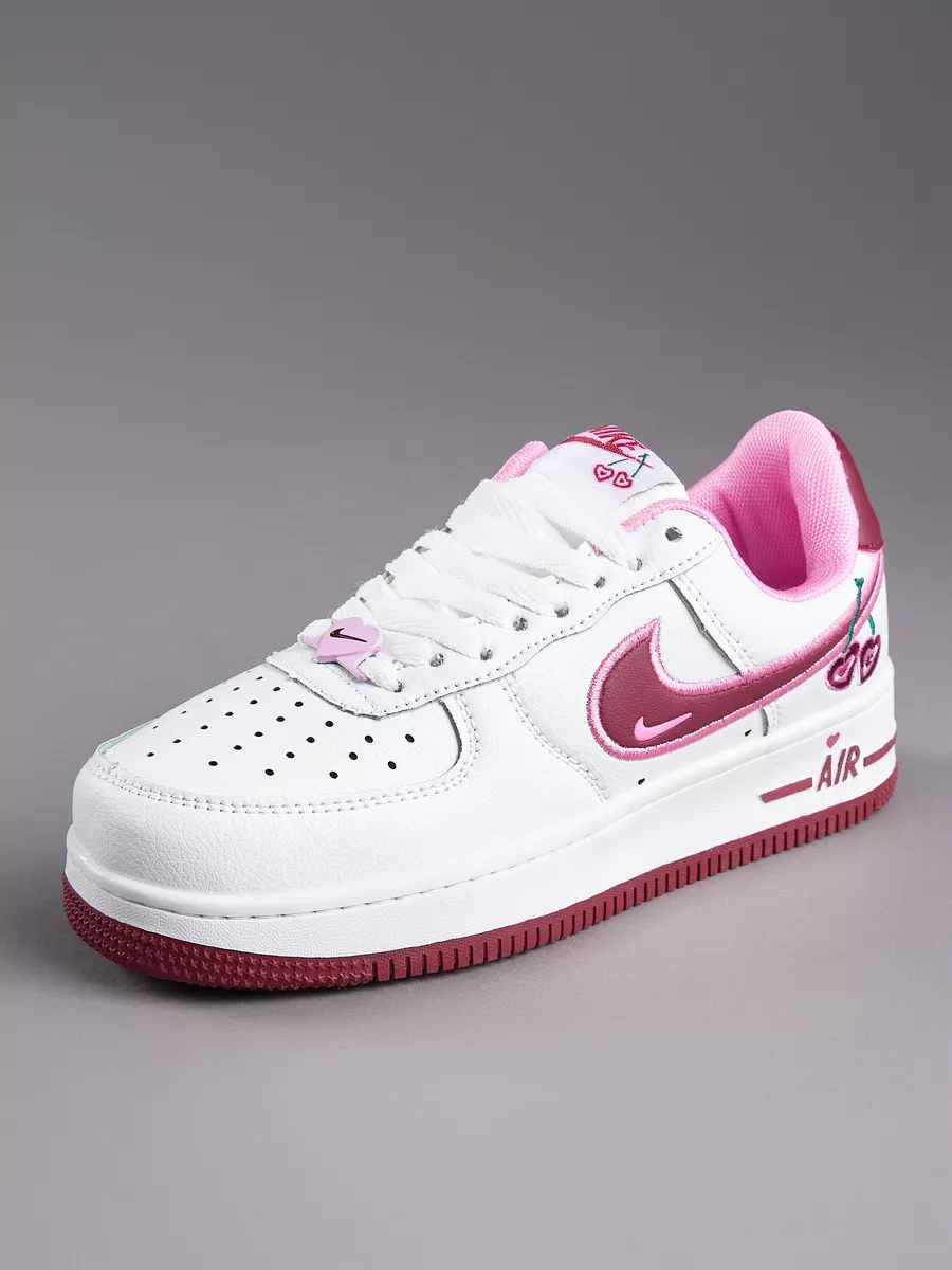 Air force one basse rose best sale