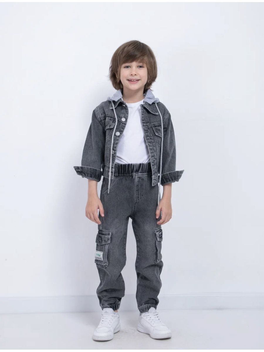 Джинсовый костюм детский MINA KIDS 170997146 купить за 2 354 ₽ в  интернет-магазине Wildberries