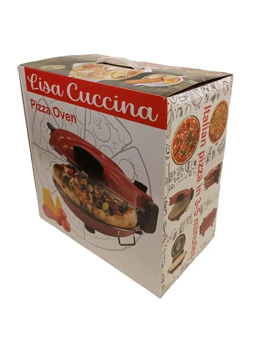 Печь для пиццы LM-12DW Pizza Maker LISA CUCCINA 171005708 купить за 9 471 ₽  в интернет-магазине Wildberries