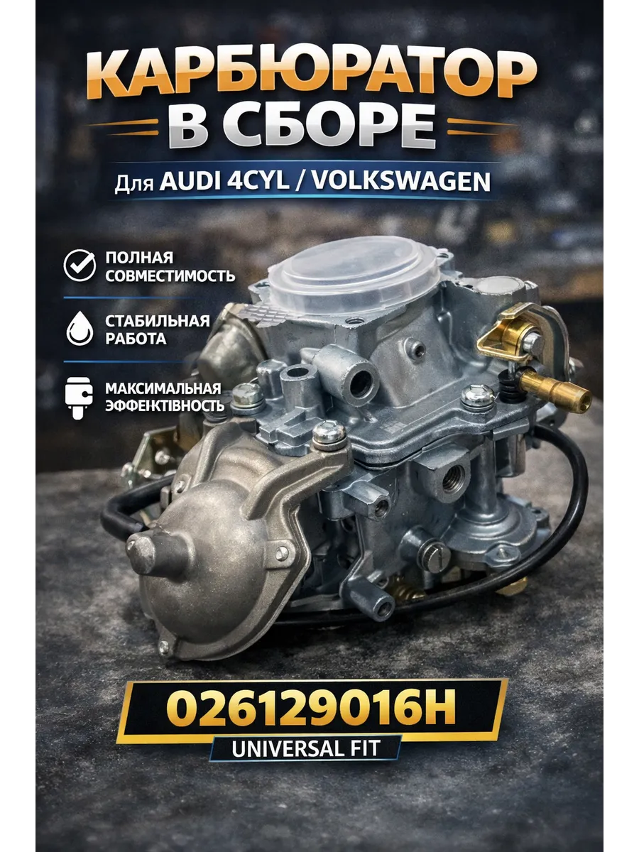 Карбюратор в сборе Audi 80/90/100 Volkswagen Passat 1.8