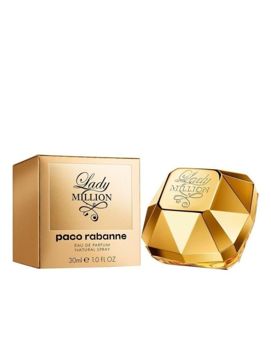 Пако рабан 1 миллион женские. Lady million Paco Rabanne 30ml. Пако Рабан духи женские леди миллион. Lady million Paco Rabanne 5 ml. Paco Rabanne Lady million 30 мл.