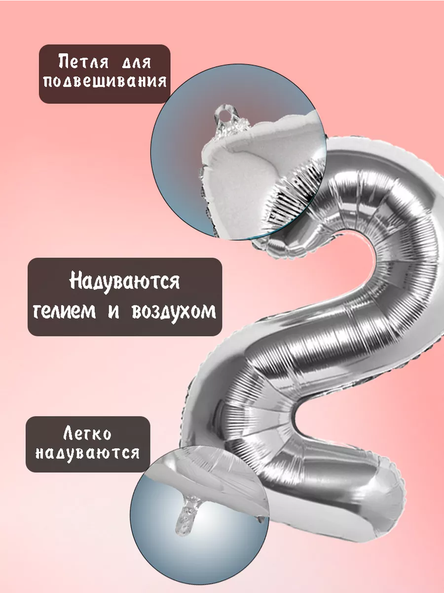 Воздушные шары конфетти цифры набор день рождения 31 год BALLOON 171031783  купить за 360 ₽ в интернет-магазине Wildberries