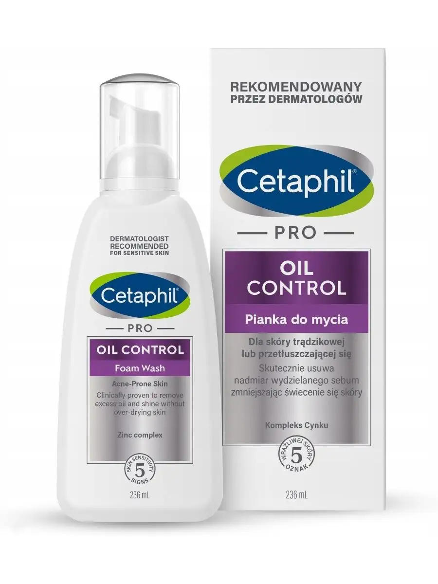 Матирующая пенка Cetaphil PRO Oil Control 236 мл Cetaphil 171032039 купить  за 2 124 ₽ в интернет-магазине Wildberries