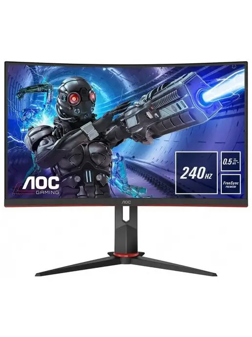 AOC Монитор игровой 27" C27G2ZU BK VA CURVED 240ГЦ 0.5МС