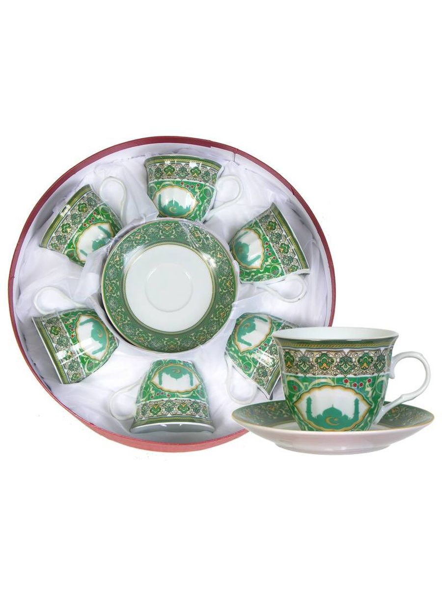 Мусульманская посуда. Мусульманский чайный сервиз. Сервиз зеленый. Мусульманский набор посуды. Чайный набор мусульманский.