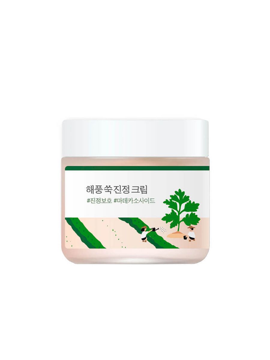 Round lab mugwort cleanser. Round Lab крем полынью 80. Mugwort Calming Cream Round Lab. Успокаивающий крем с экстрактом полыни Round Lab Mugwort Calming Cream. Round Lab крем с полынью.