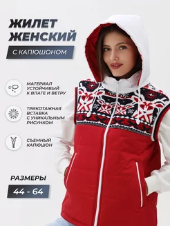 Жилетка утепленная с капюшоном спортивная DIAOUTFIT 171083202 купить за 4 144 ₽ в интернет-магазине Wildberries