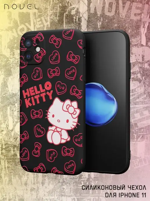 N.O.V.E.L. Чехол на iPhone 11 с принтом Hello Kitty