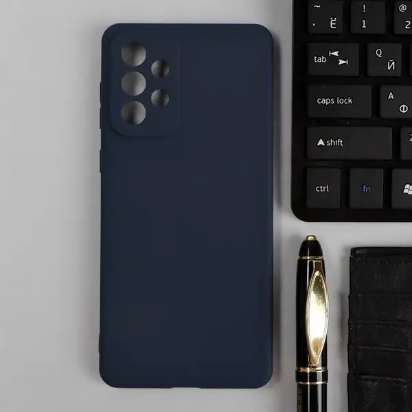 Чехол для Samsung Galaxy A73 силиконовый матовый