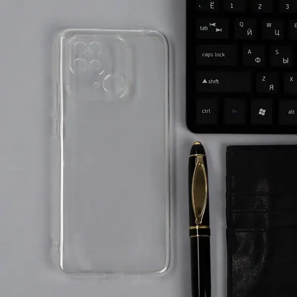 Чехол для Xiaomi Redmi 10C силиконовый прозрачный