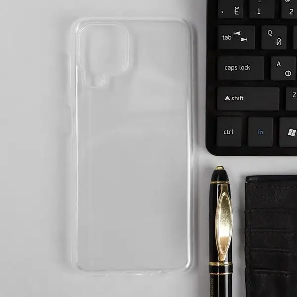 Чехол для Samsung Galaxy A22 силиконовый прозрачный