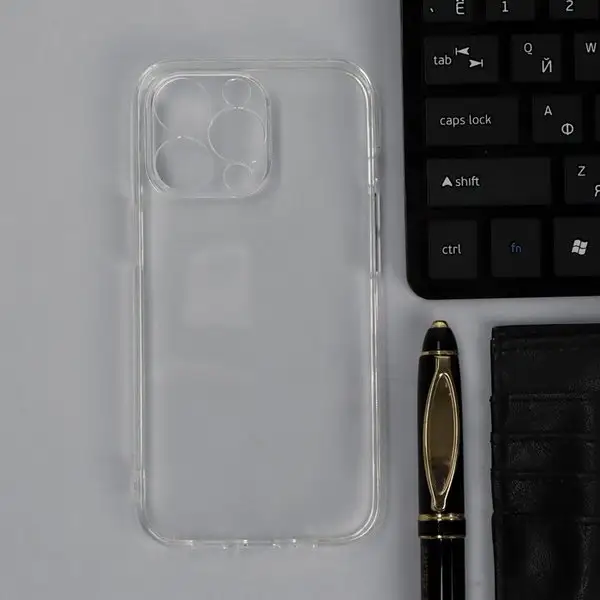 Чехол для iPhone 13 Pro силиконовый прозрачный