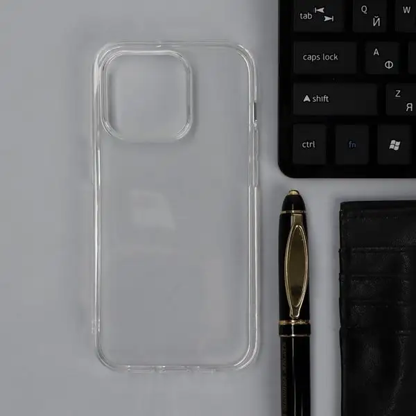Чехол для iPhone 14 Pro силиконовый прозрачный