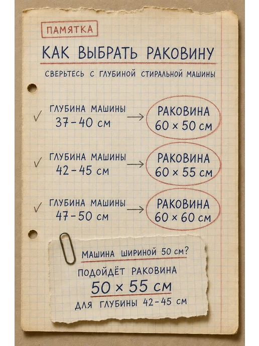 SimGran Модель 60х55 Раковина в ванную над стиральной машиной, вариант, фото 2