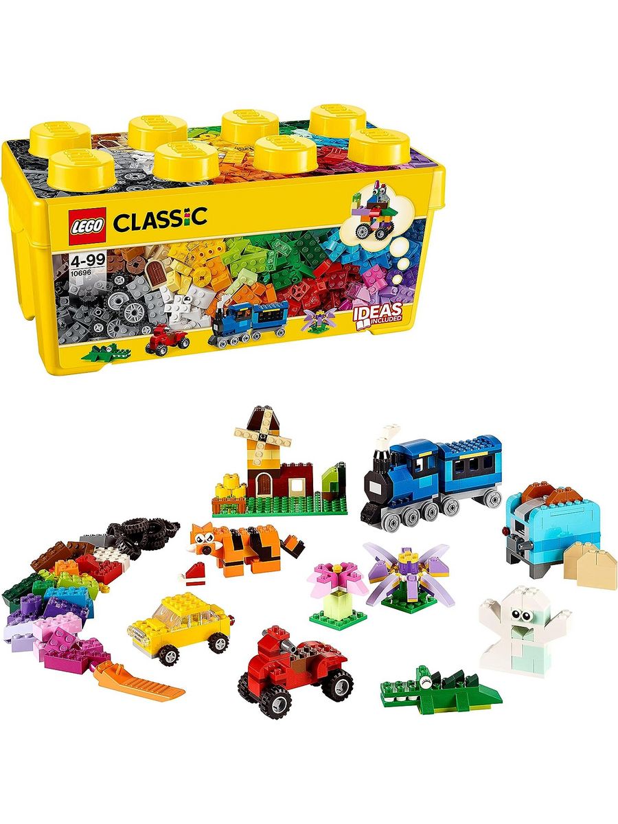 LEGO Classic Набор для творчества среднего размера 10696 LEGO 171121608  купить за 2 981 ₽ в интернет-магазине Wildberries