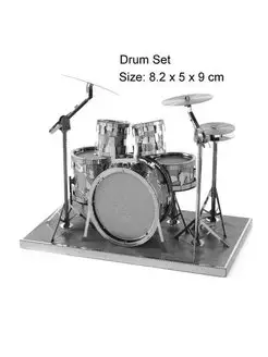 3D металлический пазл барабаны ХоумЛайк 171143036 купить за 658 ₽ в интернет-магазине Wildberries